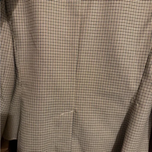 Loft Plaid Blazer with Gold Accents M - Picture 7 of 7